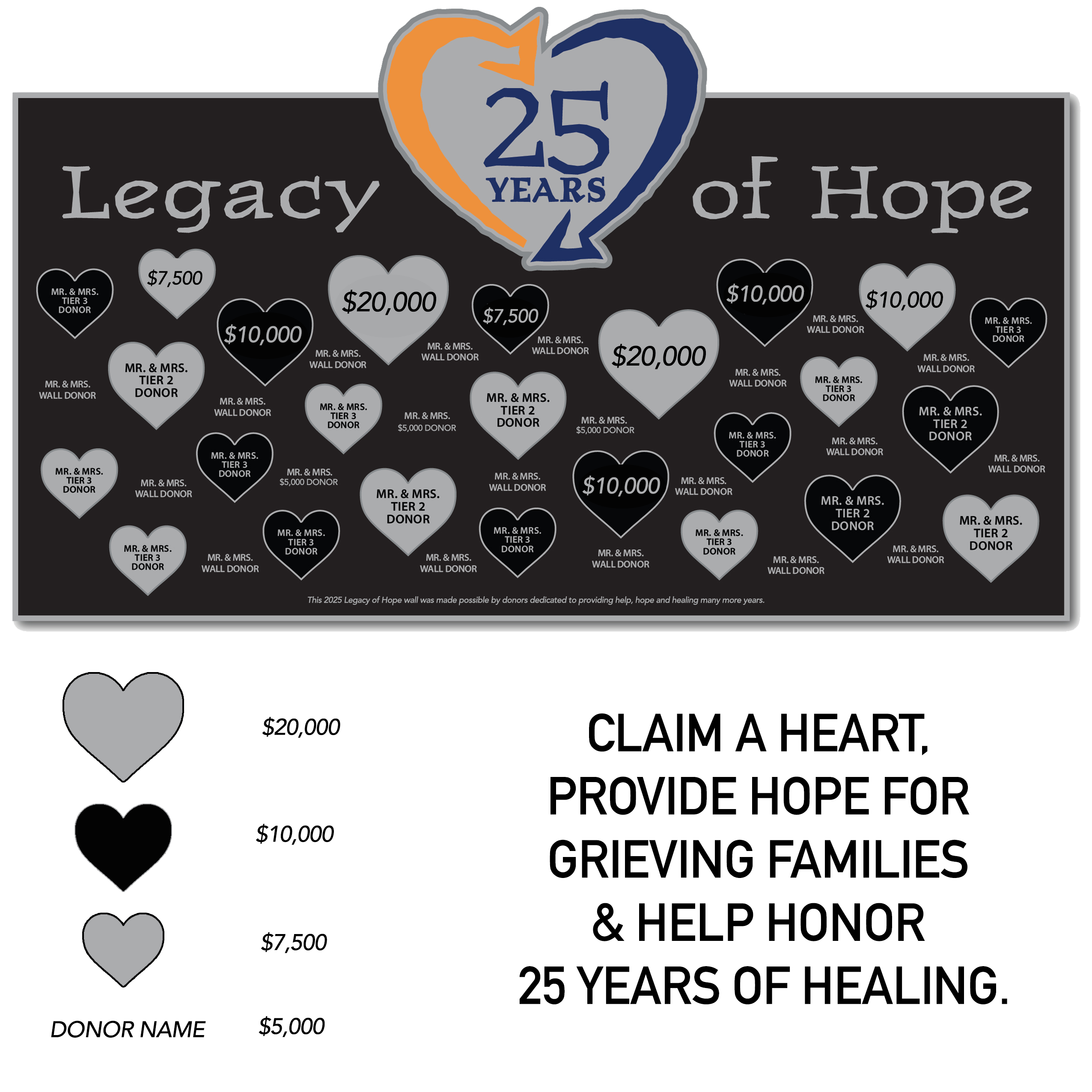 Legacy of Hope Reception Lost and Found Grief Center